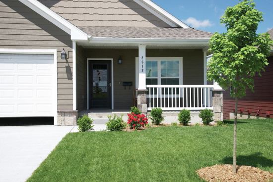 The design for Hope Cottages complements the existing homes in the neighborhood, which were mostly post-World War II bungalow-style homes.