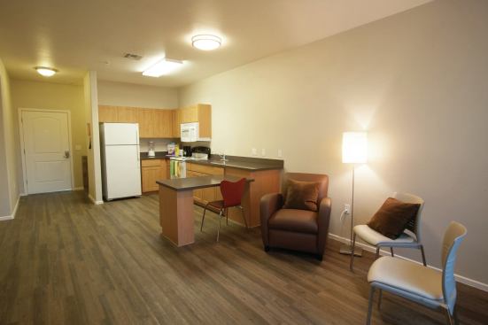 Encanto Pointe has 54 units of permanent supportive housing that targets chronically homeless individuals. One resident had lived on the streets for 20 years.