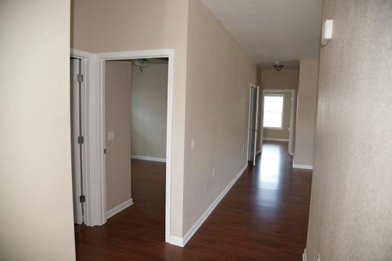 The 32 homes all feature three bedrooms and two bathrooms.