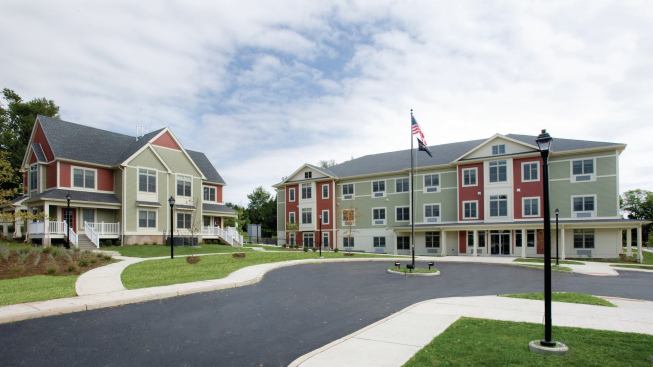 Valley Brook Village features 62 apartments for formerly homeless veterans on a Veterans Affairs medical campus in Lyons, N.J.