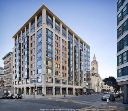 Developed by Mercy Housing California, Vera Haile Senior Housing provides 90 units of affordable housing for seniors in San Francisco. The housing is co-located with the St. Anthony Foundation's Dining Room and Social Work Center.