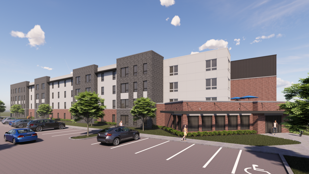 Opportunity Village rendering in Louisville, Kentucky (2025)