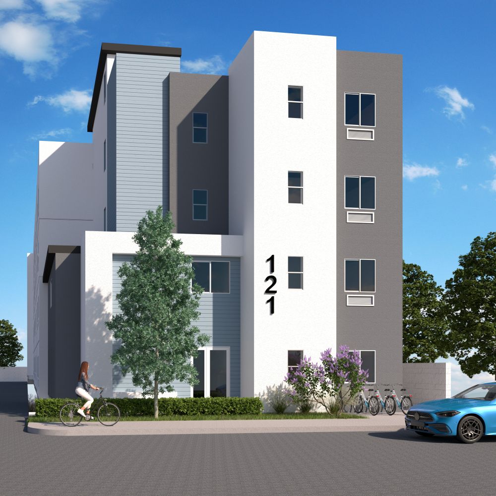 The 121 North Mathews St. development will feature four stories with 40 units.